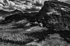 Glacier NP in B&W