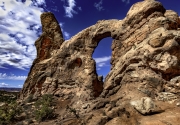 One of nature's wonders...Turret Arch in Arches National Park, Utah